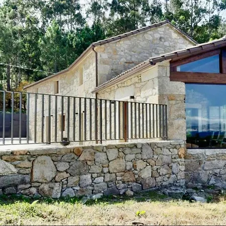 Casa Rural Con Vistas Al Mar Apartamento Arrueiro
